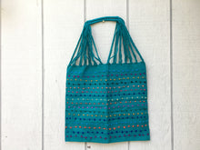 Load image into Gallery viewer, Handmade Hand Woven Cotton Rainbow Striped Mexican Tote Bag - Bolsa Telar Rayas
