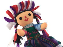 Load image into Gallery viewer, Handmade 10" Mexican Rag Doll - Lele Doll - Maria Doll - Muñeca Maria Mexicana