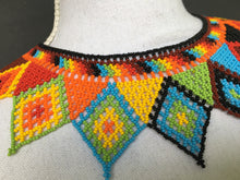 Load image into Gallery viewer, Handmade Mexican Huichol Bead Necklace - Huichol Folk Art Jewelry