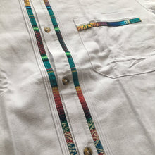 Load image into Gallery viewer, Handmade Men's Traditional White Mexican Guayabera - Size Small Medium Large XL