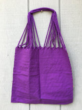 Load image into Gallery viewer, Handmade Hand Woven Cotton Rainbow Striped Mexican Tote Bag - Bolsa Telar Rayas