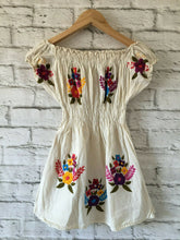 Load image into Gallery viewer, Handmade Women's Baby Doll Mexican Blouse - Size Small - Hand Embroidered & 100% Cotton Mexican Blouse - Blusa Artesanal Mexicana