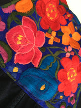 Load image into Gallery viewer, Handmade Women's Floral Embroidered Mexican Dress - Size Small