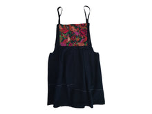 Load image into Gallery viewer, Handmade Women's Floral Embroidered Mexican Dress - Size Small