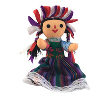 Load image into Gallery viewer, Handmade 10" Mexican Rag Doll - Lele Doll - Maria Doll - Muñeca Maria Mexicana