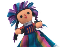 Load image into Gallery viewer, Handmade 10" Mexican Rag Doll - Lele Doll - Maria Doll - Muñeca Maria Mexicana