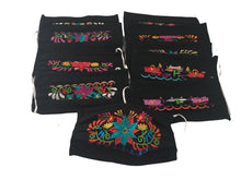 Load image into Gallery viewer, 10 Pack of Handmade Embroidered Mexican Fabric Face Masks