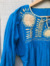 Load image into Gallery viewer, Women's Handmade Embroidered Mexican Tunic Blouse - Size Small