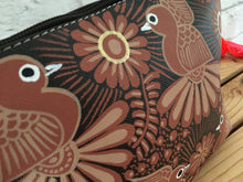 Load image into Gallery viewer, Hand Painted Mexican Cosmetic Bag - Vegan Cruelty Free Makeup Bag - Bohemian Cosmetic Bag - Bolsa Cosmetica - Artesanias