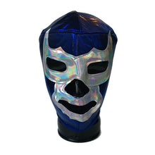 Load image into Gallery viewer, Handmade Mexican Lucha Libre Wrestling Mask - Blue Demon Mascara - Adult