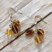 Load image into Gallery viewer, Women's Mexican Amber Necklace & Earring Set - Mexican Amber Jewelry - Amber Necklace - Amber Earrings - Mexican Necklace - Gift for Her