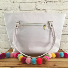 Load image into Gallery viewer, Hand Painted Mexican Purse Handbag Tote Bag - Faux Leather Bag - Bolsa Artesanal