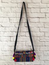 Load image into Gallery viewer, Handmade Mexican Worry Doll Clutch Cross-Body Bag - Purses &amp; Handbags - Clutch Muñequito - Gift Idea for Her - Hippie Bohemian Clutch Bag
