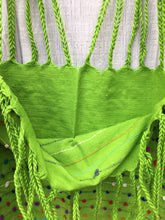 Load image into Gallery viewer, Handmade Hand Woven Cotton Rainbow Striped Mexican Tote Bag - Bolsa Telar Rayas