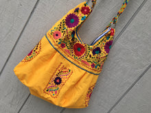 Load image into Gallery viewer, Handmade Floral Embroidered Mexican Satchel Morral Bag - Bolsa Bordada Mexicana
