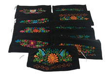 Load image into Gallery viewer, 10 Pack of Handmade Embroidered Mexican Fabric Face Masks