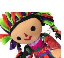 Load image into Gallery viewer, Handmade 12&quot; Mexican Rag Doll - Lele Doll - Maria Doll - Muñeca Maria Mexicana
