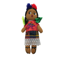 Load image into Gallery viewer, Handmade 10" Mexican Rag Doll - Chiapas Mexico Doll - Muñeca Mexicana