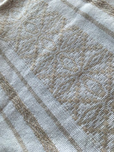 Load image into Gallery viewer, Mens White Size Medium Mexican Guayabera Shirt - Casual Polo Style