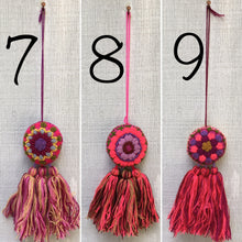 Load image into Gallery viewer, Handmade Hand Embroidered Mexican Felt Pom Pom Tassel