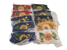 Load image into Gallery viewer, 10 Pack of Handmade Embroidered Mexican Fabric Face Masks