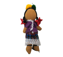 Load image into Gallery viewer, Handmade 10" Mexican Rag Doll - Chiapas Mexico Doll - Muñeca Mexicana