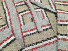 Load image into Gallery viewer, Handmade Mexican Baja Hoodie Poncho Sweatshirt- Size Small - Hippie & Bohemian