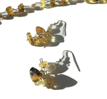Load image into Gallery viewer, Women's Mexican Amber Necklace & Earring Set - Mexican Amber Jewelry - Amber Necklace - Amber Earrings - Mexican Necklace - Gift for Her