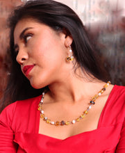 Load image into Gallery viewer, Women's Mexican Amber Necklace & Earring Set - Mexican Amber Jewelry - Amber Necklace - Amber Earrings - Mexican Necklace - Gift for Her