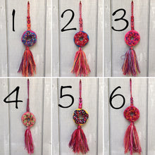 Load image into Gallery viewer, Handmade Mexican Donut Pom Pom Tassel - Doughtnut Pom Pom - Pompones Mexicanos