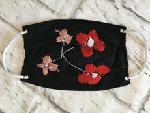 Load image into Gallery viewer, Handmade Face Mask - Fabric Face Mask - Mexican Face Mask - Mexican Hand Embroidered Face Mask - Cubrebocas de Tela - Topabocas de Tela