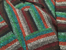 Load image into Gallery viewer, Handmade Mexican Baja Hoodie Poncho Sweatshirt- Size Small - Hippie &amp; Bohemian
