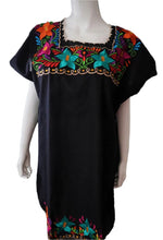 Load image into Gallery viewer, Womens Mexican Dress - Womens Embroidered Dress - Mexican Fiesta Dress - Size Medium - Size Large XL - Vestido Bordado - Vestido Mexicano