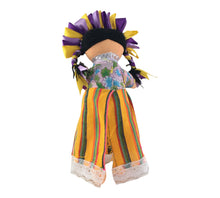 Load image into Gallery viewer, Handmade 10" Mexican Rag Doll - Lele Doll - Maria Doll - Muñeca Maria Mexicana