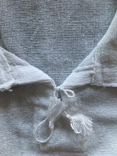 Load image into Gallery viewer, Mens White Size Medium Mexican Guayabera Shirt - Casual Polo Style