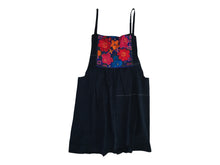 Load image into Gallery viewer, Handmade Women's Floral Embroidered Mexican Dress - Size Small