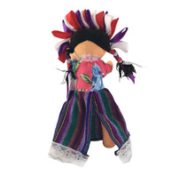 Load image into Gallery viewer, Handmade 10" Mexican Rag Doll - Lele Doll - Maria Doll - Muñeca Maria Mexicana