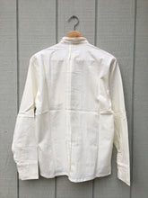 Load image into Gallery viewer, Handmade Men&#39;s Long Sleeve Off White Mexican Guayabera - Small Medium Large XL

