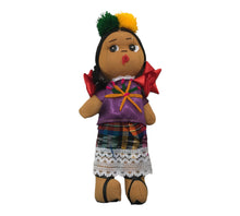 Load image into Gallery viewer, Handmade 10" Mexican Rag Doll - Chiapas Mexico Doll - Muñeca Mexicana