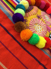 Load image into Gallery viewer, Handmade Embroidered Mexican Sugar Skull Tote Bag - Hand Woven Cotton Bag - Dia de los Muertos Tote Bag - Catrina Mexicana - Artesanias