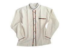 Load image into Gallery viewer, Handmade Men&#39;s Long Sleeve Traditional Off-White Mexican Guayabera - Small - XL
