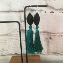Load image into Gallery viewer, Handmade Mexican FridaTassel Earrings - Aretes de Frida Hechos a Mano en Mexico - Gift for Her - Mexican Folk Art Crafts - Mexican Jewelry