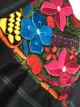 Load image into Gallery viewer, Handmade Women's Floral Embroidered Mexican Dress - Size Small