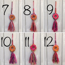 Load image into Gallery viewer, Handmade Mexican Donut Pom Pom Tassel - Doughtnut Pom Pom - Pompones Mexicanos
