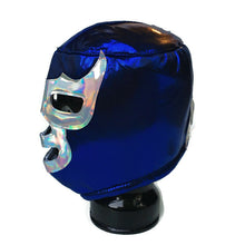 Load image into Gallery viewer, Handmade Mexican Lucha Libre Wrestling Mask - Blue Demon Mascara - Adult