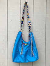 Load image into Gallery viewer, Handmade Floral Embroidered Mexican Satchel Morral Bag - Bolsa Bordada Mexicana
