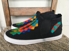 Load image into Gallery viewer, Mexican Artisan Canvas Sneaker Shoses - Zapatos Artesanos - Womens 11 Mens 9.5