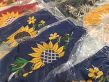 Load image into Gallery viewer, 10 Pack of Handmade Embroidered Mexican Fabric Face Masks