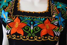 Load image into Gallery viewer, Womens Mexican Dress - Womens Embroidered Dress - Mexican Fiesta Dress - Size Medium - Size Large XL - Vestido Bordado - Vestido Mexicano