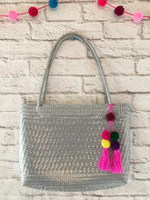 Load image into Gallery viewer, Handmade Mexican Pom Pom Tassel Decor - Pom Pom Handbag Accessory - Mexican Fiesta Bridal Shower Favor Gift - Mexican Home Decor
